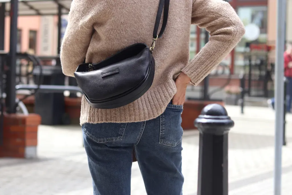 Stylowe nerki skórzane