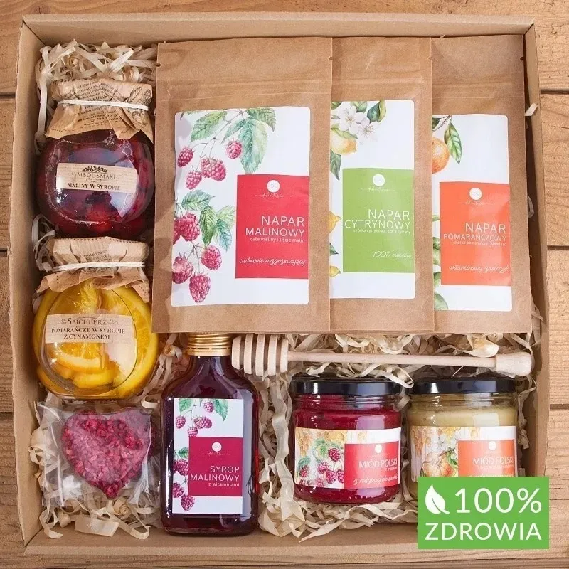 Zdrowy zestaw prezentowy